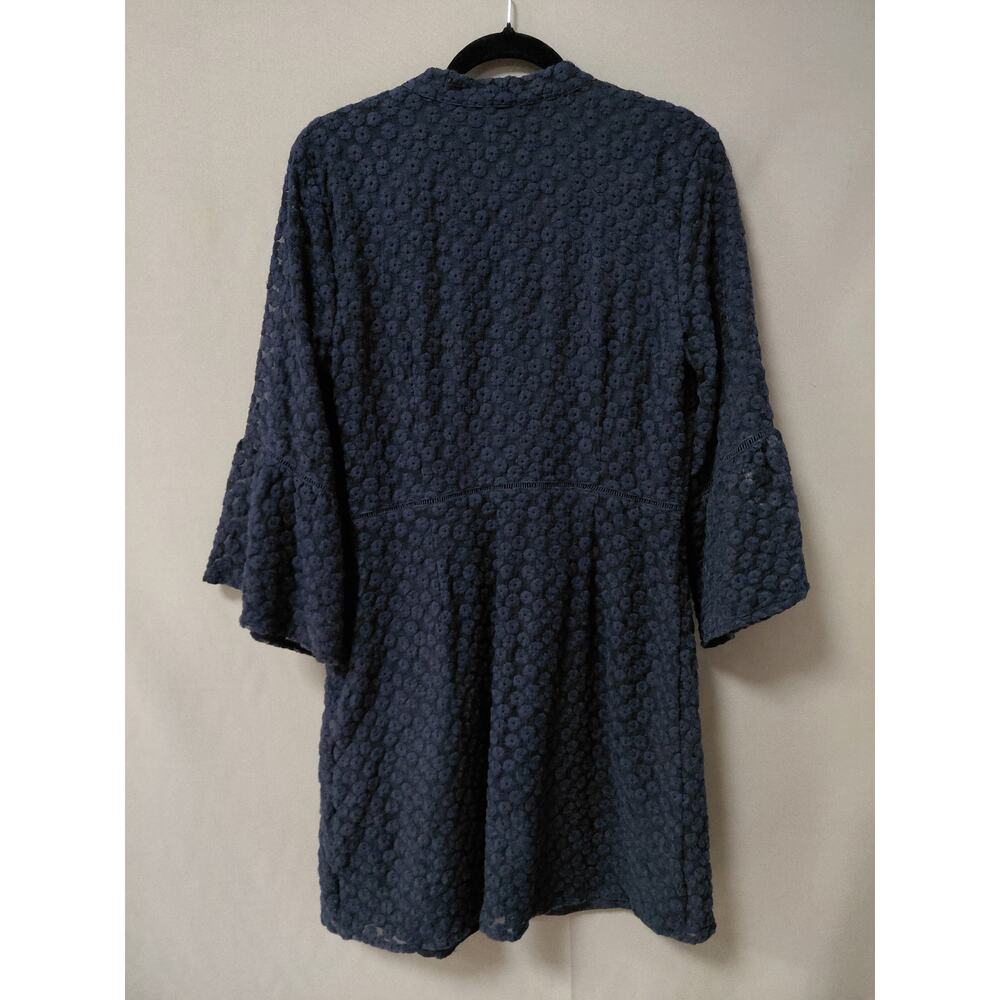 BANANA REPUBLIC Blue Shift Short Dress Women Size 12 - Picture 3 of 15